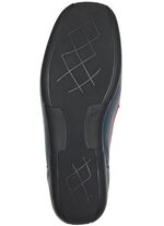 ELENA EDEN pantoffels met decoratieve sluiting BLAUW-WIT-ROOD