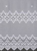 Opbergornament met universele railband WIT