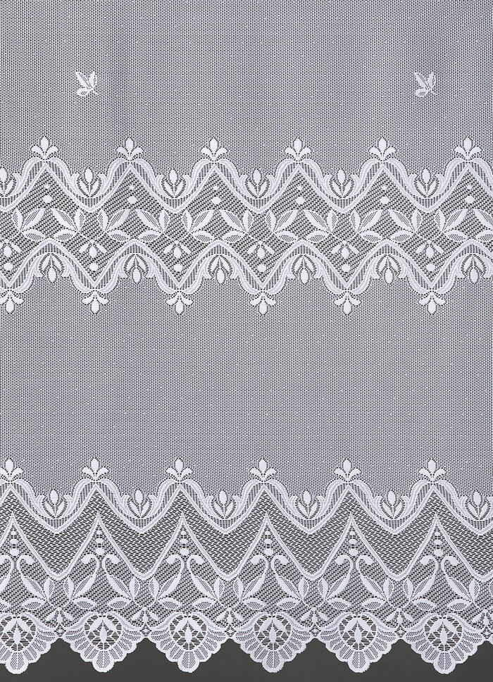 Opbergornament met universele railband WIT