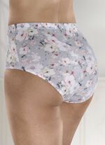 Verpakking met vier slips met bloemetjesdessin 