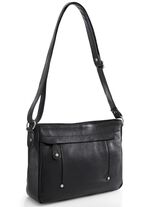 Laurina, tas, dames, met verstelbare schouderband ZWART