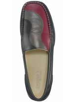 Mocassinloafers van Chevreau-nappaleer ZWART-MEERKLEURIG