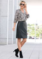 Tuniek met decoratieve bies 