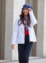 Jas met ritssluiting WIT