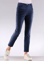 Luxe jeans met borduursel in 7/8-lengte 