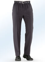 Slip-on broek van “Klaus Models” in 4 kleuren DONKERGRIJS