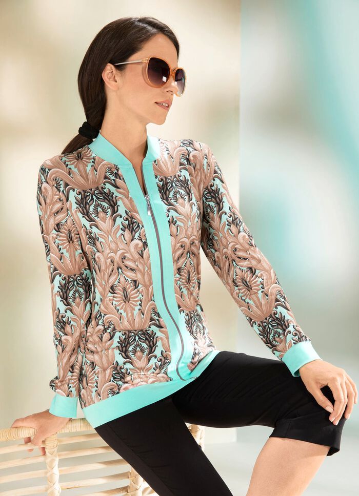 Blousejasje met inkjetprint 