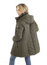 Lange jas met roofdierdessin 