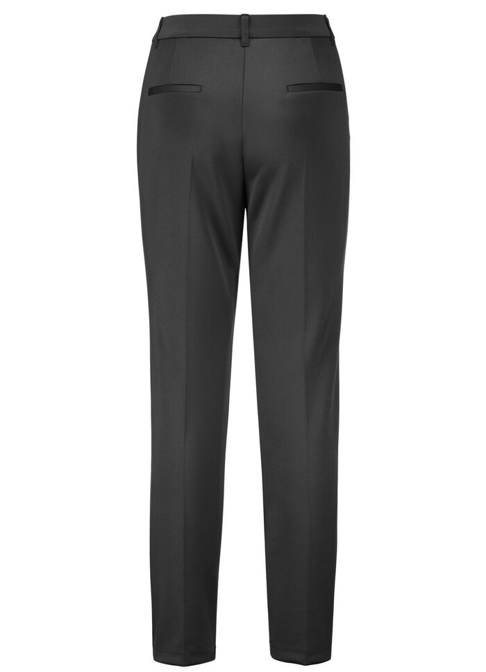 Elegante glinsterende broek ZWART