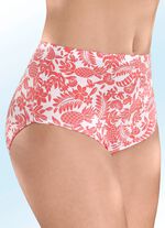 Set van vijf slips met een gedrukt ontwerp 