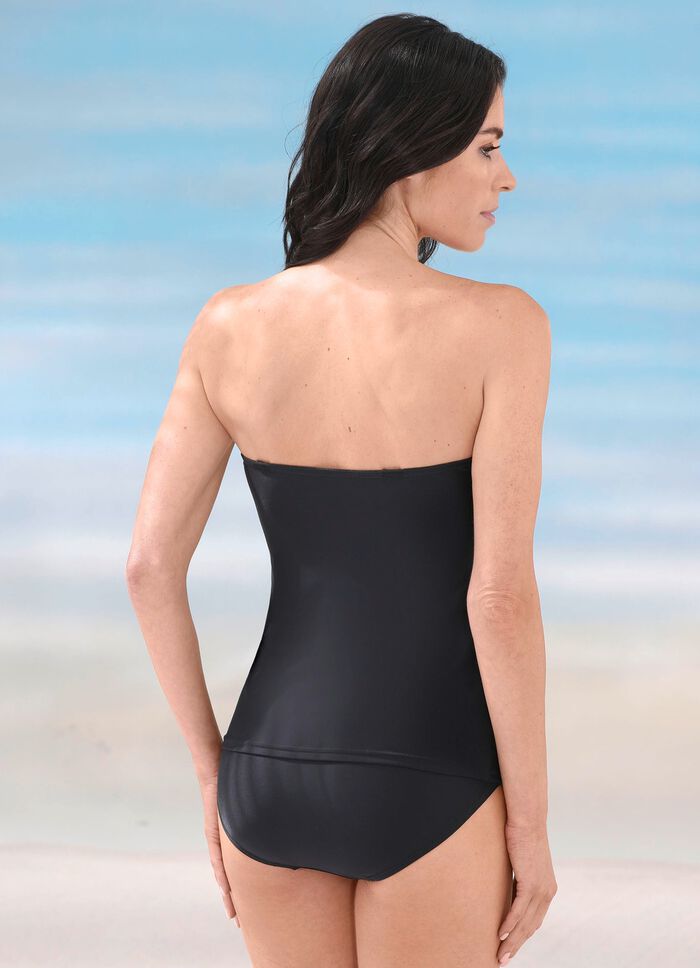 Laurina tankini met geplaatst printontwerp en afneembare bandjes 