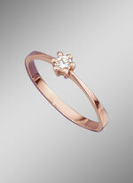 Damesring met loepzuivere briljant 