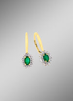 Oorbellen met diamanten 