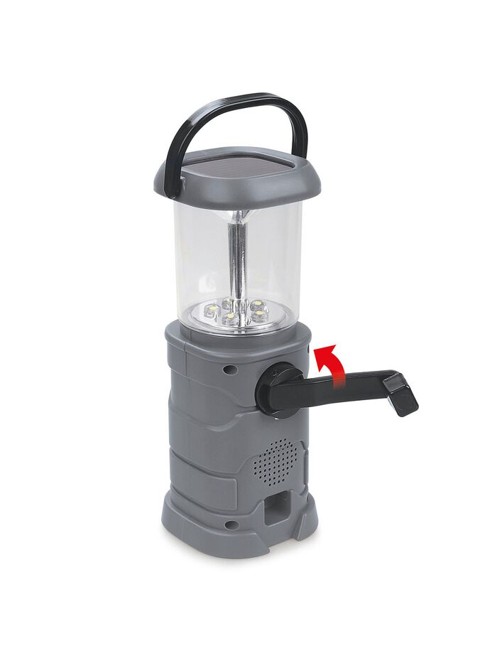 Solarlamp met ge&iuml;ntegreerde FM-radio 