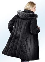 Korte jas met afneembare capuchon 