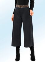 Zachte, soepel vallende culotte in su&egrave;de-look 