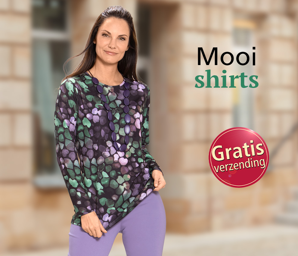 Ontdek chique damesshirts in modieuze designs.