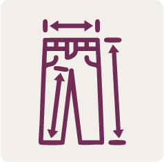 Icon Maatcalculator voor damesbroeken