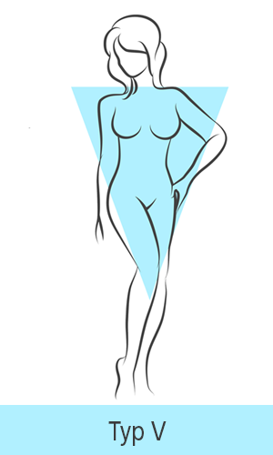 Damesgrafiek voor figuurtype V