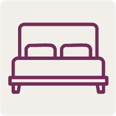 Info icon bedspreien