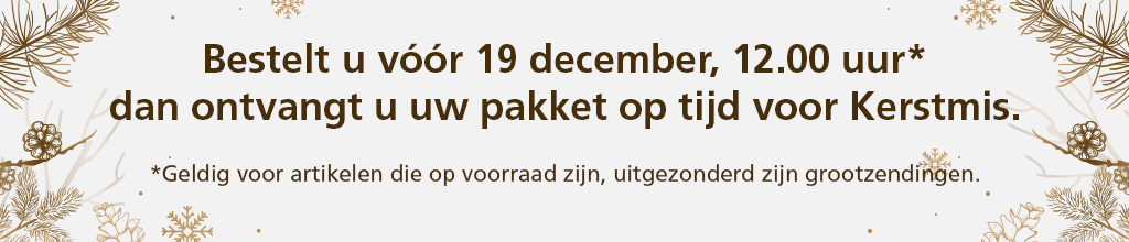 Bestellen Sie bis zum 19.12 um 12 Uhr und erhalten Sie ihr Päckchen rechzeitig zu Weihnachten