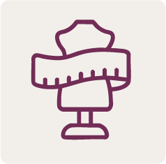 Icon Maatcalculator damesbovenkleding