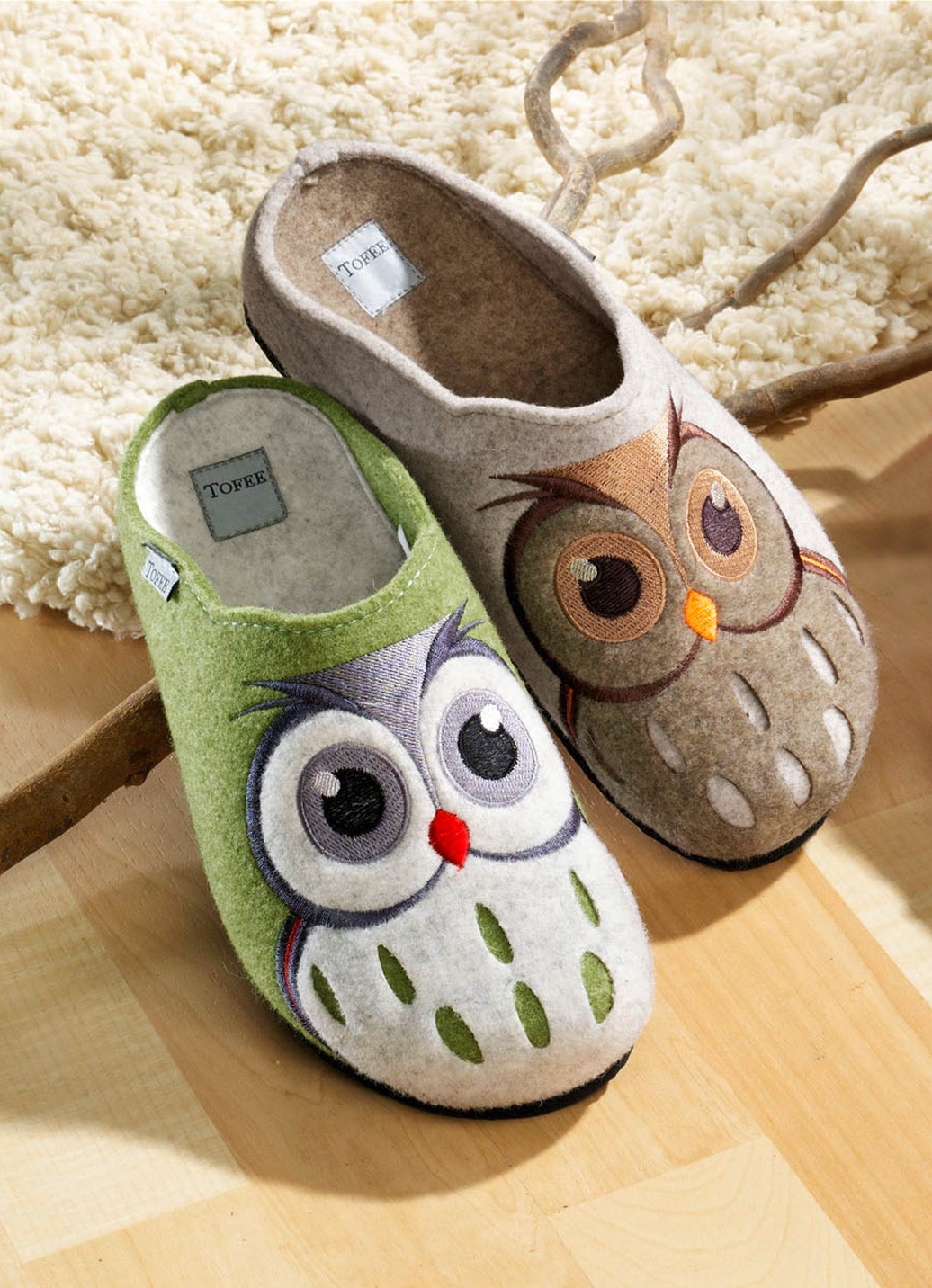 Luckywaqng Pantoffels voor dames, Halloween, katoen, warm, binnen, gesloten teen, pluche, grappige pantoffels, winter, zachte comfortabele vilten pantoffels, antislip, knuffelige vilten pantoffels